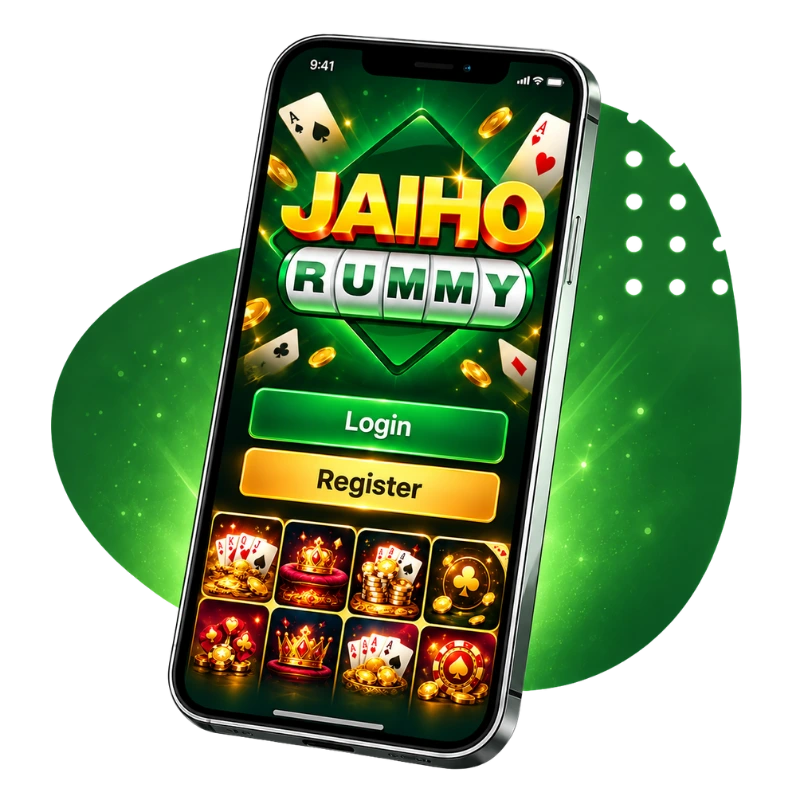 Jaiho Rummy mobile app interface